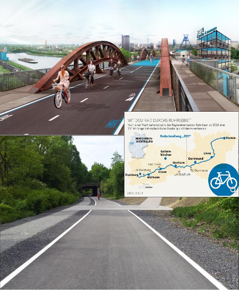 В Германии запускают сеть «автобанов» для велосипедистов