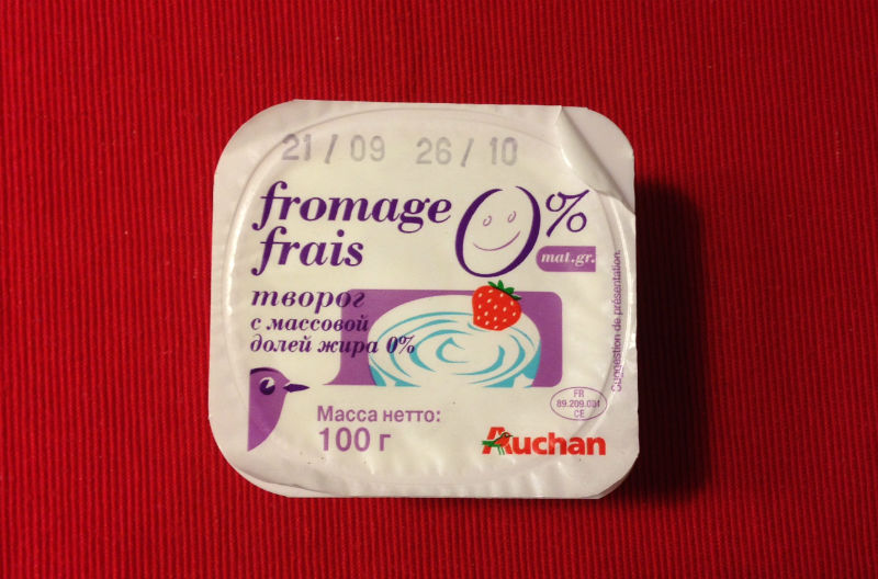 AUCHAN fromage frais, 0% AUCHAN fromage frais, 0%