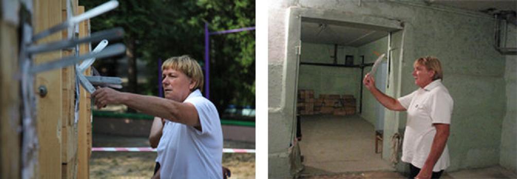 Чемпионка мира по метанию ножей из Сасово