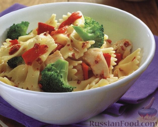 паста с курицей