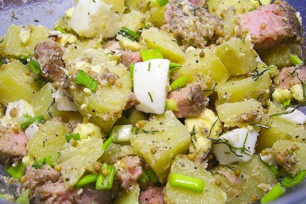 салат с тунцом