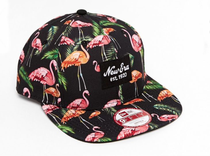 asos кепка фламинго