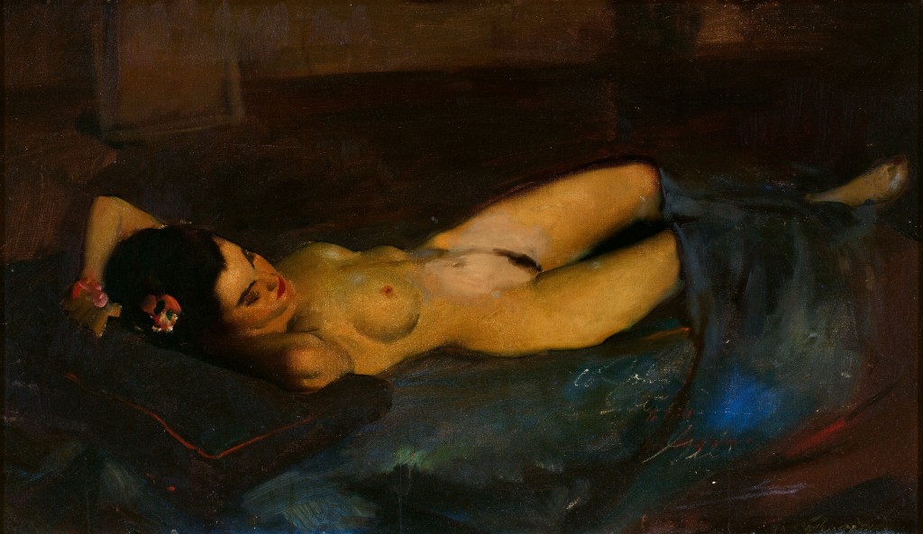 GIL ELVGREN. Reclining Nude