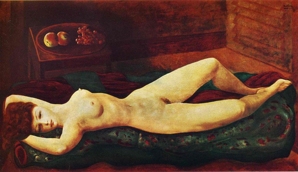 Moise Kisling. Large Red Nude
