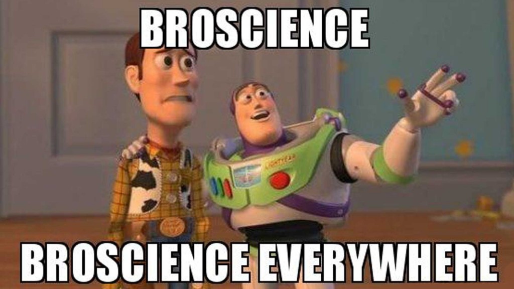 *Broscience – стиль рассуждения в бодибилдинг-кругах, когда человек с впечатляющей мышечной массой ставит свой личный опыт и непроверенную информацию выше научных данных (прим. Зожника).