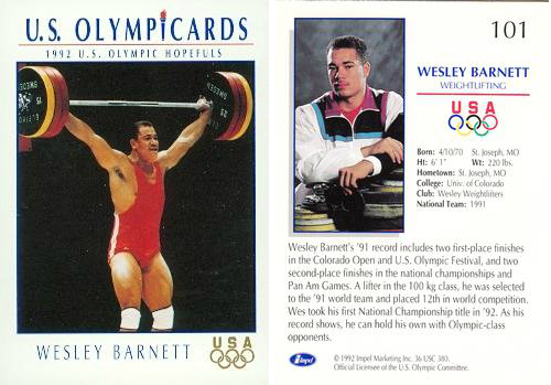 wes barnett weightlifting