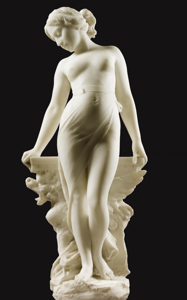 EMILIO FIASCHI (1858-1941) - VEILED FEMALE NUDE_3
