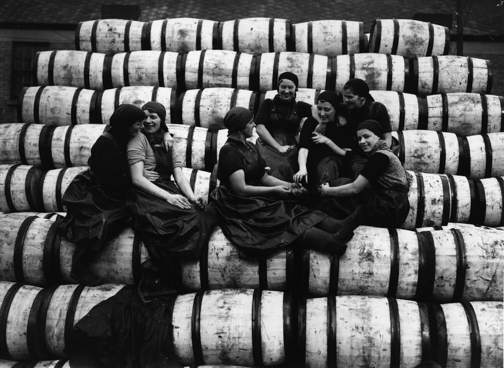 Sitting On Barrels