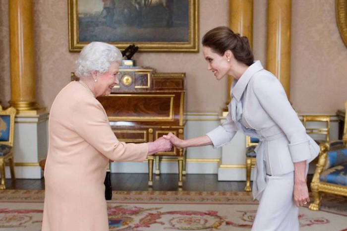 Angelina Jolie, Queen Elizabeth II