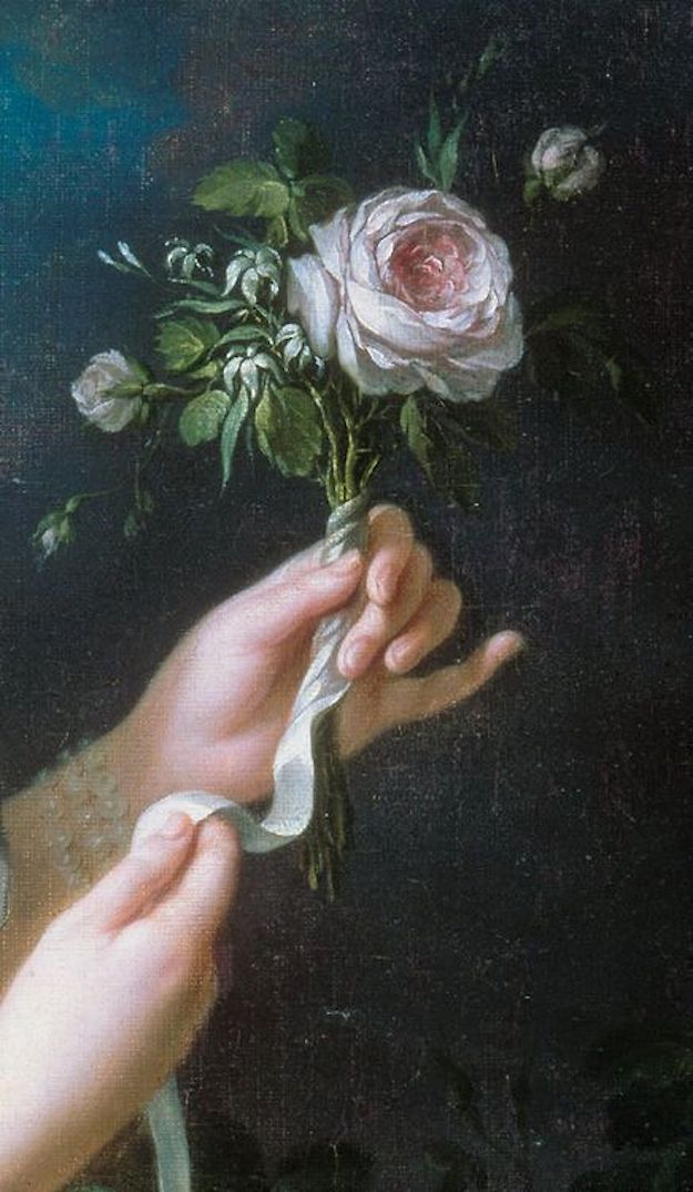 flower hand paint zozhnik